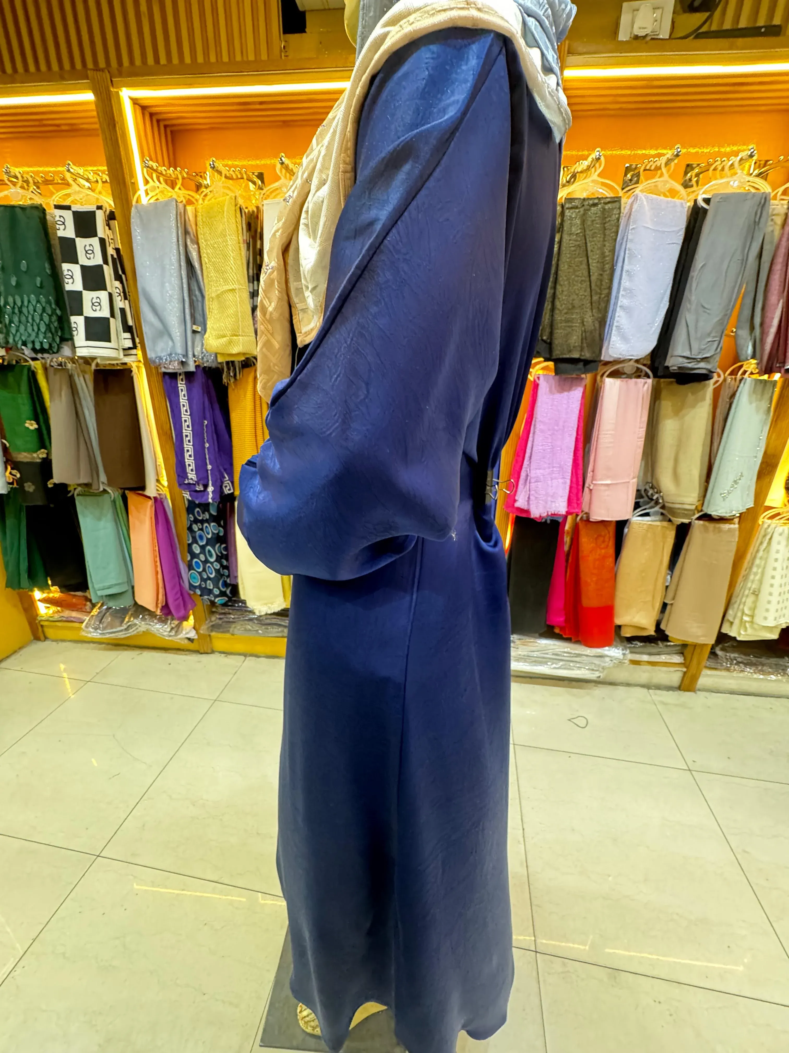 Embroidered Black Abaya