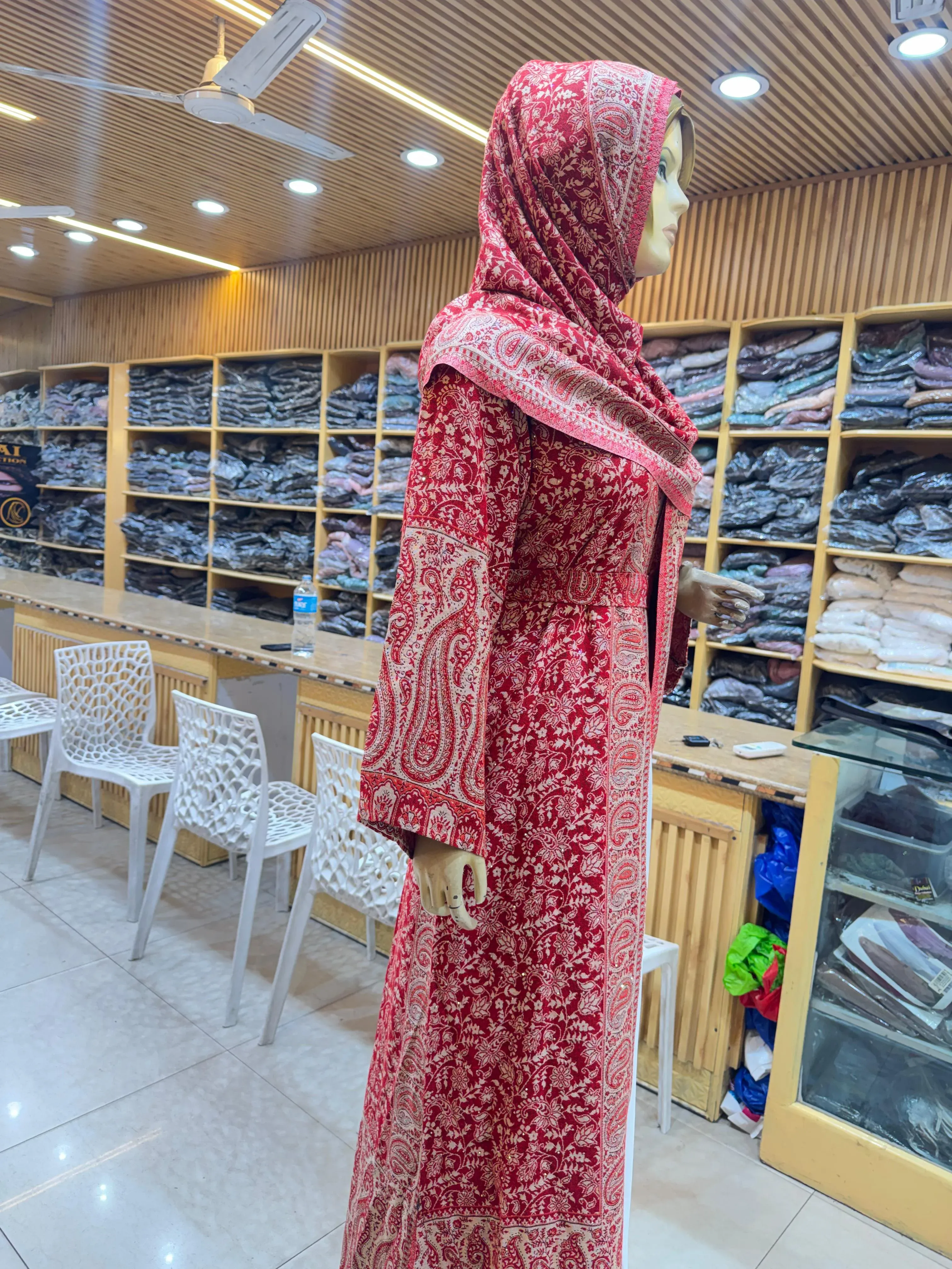 Cream Dubai Abaya